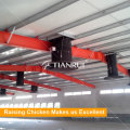 Sistema de ventilador de ventilação de fazenda de frango para aumento de camada